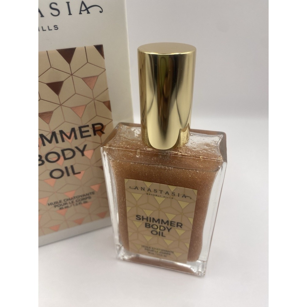 ANASTASIA BEVERLY‎ HILLS ABH Shimmer Body Oil Rose Gold NEW 1.5 oz NIB
